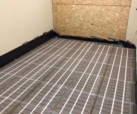 Garage Conversion - Under Floor Heating